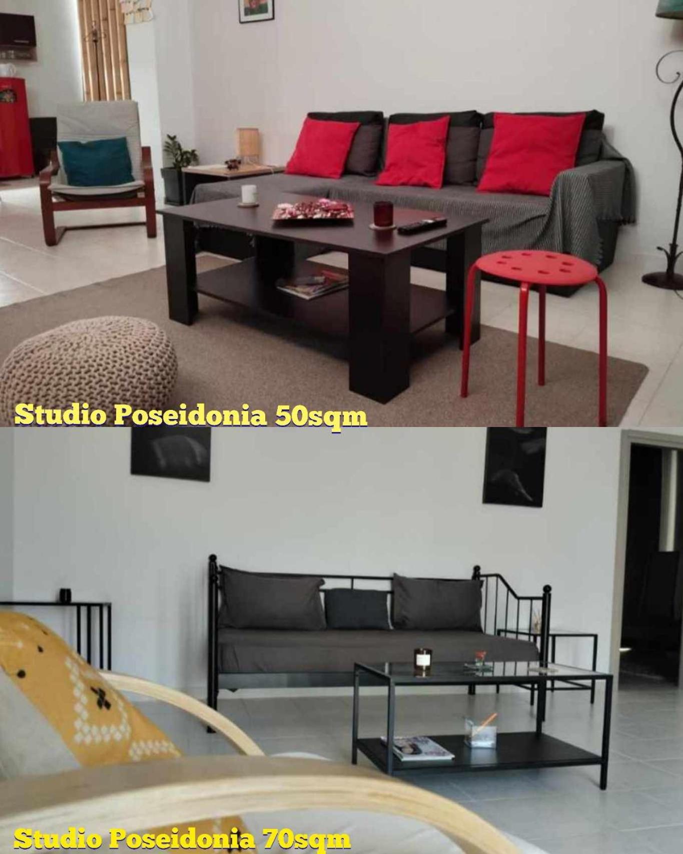 Studios Poseidonia Apartments 50 & 70 Sqm With Sea View Corinth Εξωτερικό φωτογραφία